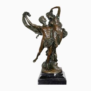 Sartorisio, Couple de danseurs enlacés, 1900, Bronze Sculpture