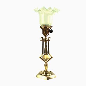 Art Nouveau Viennese Table and Wall Lamp, 1900s