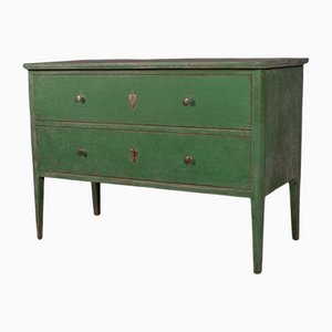 French Painted 2-Drawer Commode