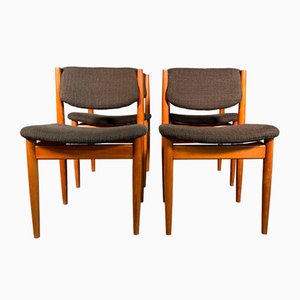 Dining Chairs by Finn Juhl for France & Son, 1960s, Set of 4