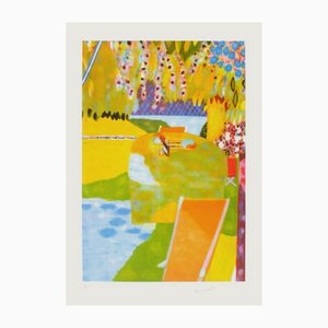 Roberto Ortuno, Jardin, 1985, Lithographie