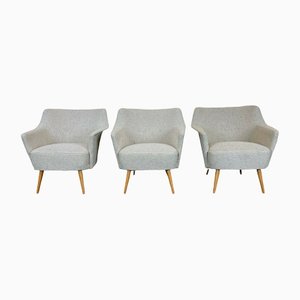 Mid-Century Cocktail Chairs, Set of 3