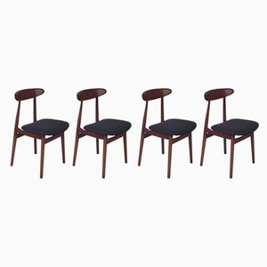 5912 Dining Chairs from Zamojska Fabryka Furniture, 1960s, Set of 4