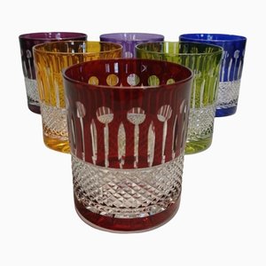Whiskey Glasses in Lorraine Crystal, Set of 6