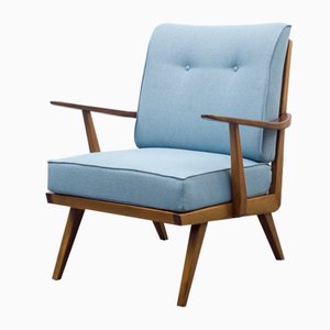 Beech Solid Armchair from Knoll Antimott, 1960s