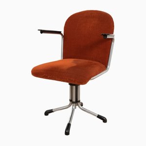 Red Model 356 Office Chair by Wh. Gispen