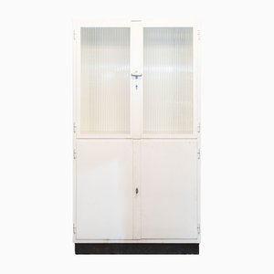 Metal Doctor Cabinet with Glass Inserts