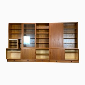 Mid-Century Bookcase or Wall Unit by Poul Hundevad, Denmark, 1960s