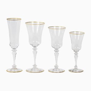 Kristallglas Champagnergläser & Weingläser von Baccarat, 51er Set