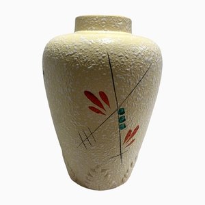 Jarrón Mid-Century de cerámica