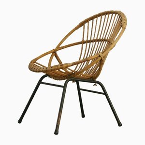 Bambus Hoop Chair von Rohé Noordwolde, 1960er