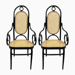 N.17 Chairs with Armrests by Micheal Thonet, 1962, Set of 2
