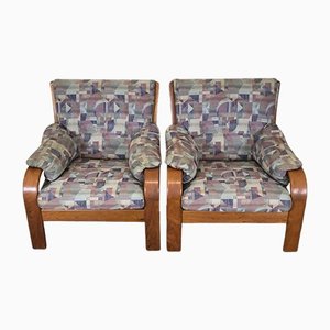 Set of Mid-Century Teak Easy Chair by Olsen & Laursen, Denmark