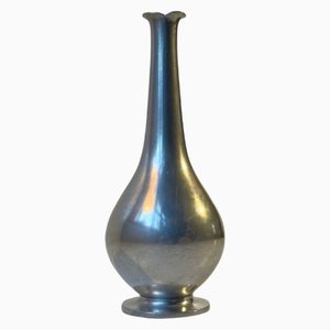 Vase Art Déco en Étain par Just Andersen, 1930s