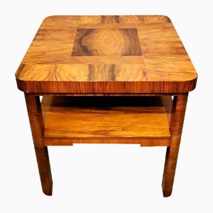 Austrian Art Deco Coffee or Tea Table in Different Types of Walnut