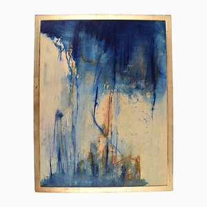 Machja Ruperto, Abstract Composition, Late 20th Century, Gouache on Cardboard, Framed