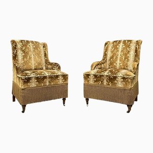 Victorian Ladies Lounge Chairs, Set of 2