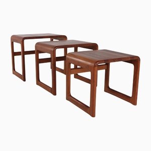 Danish Stacking Tables, Set of 3