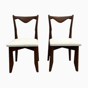 French Dining Chairs by Guillerme Et Chambron, 1960s, Set of 6