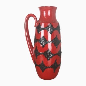 Large Pottery Super Fat Lava Multi-Color 426-47 Vase from Scheurich Wgp, 1970s