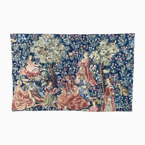 Vintage Aubusson Style Jaquar Tapestry