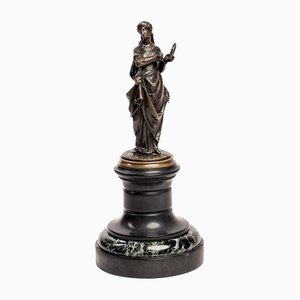 Klassische Napoleon III Figur aus patinierter Bronze