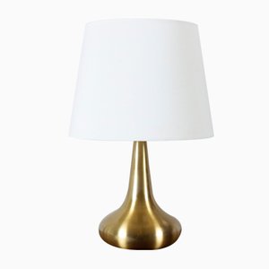 Vintage Danish Brass Orient Table Lamp by Jo Hammerborg for Fog & Menup, 1960s