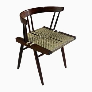 Indian Grass Seated Rosewood Chair by George Nakashima, 1964