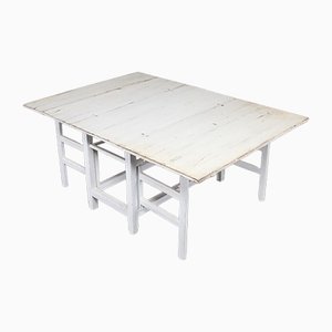 Table Pliante Gustavienne, 19ème Siècle