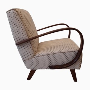 Art Deco Model H-227 Armchair by Jindrich Halabala from Thonet, 1940s