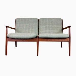 Danish Teak Sofa Couch by Grete Jalk for Glostrup, 1960s
