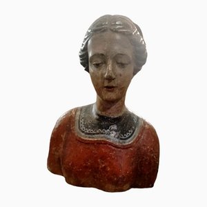 Siena, Late 17th Century, Wooden Bust