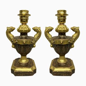 Italian Neoclassical Lamps, Set of 2
