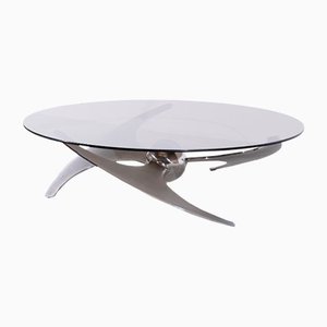 Italian Adjustable Propeller Table by Luciano Campanini for Cama, 1970s