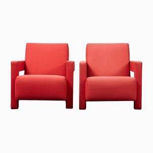 Utrecht Chairs by Gerrit Rietveld for Cassina, 1935/1988, Set of 2