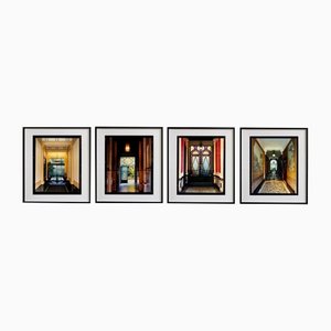Richard Heeps, Foyers, Milan, 2019-2020, Color Photographs, Framed, Set of 4