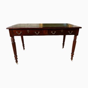 Antique Georgian Mahogany Leather Desk