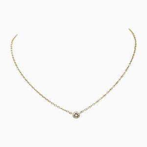 Diamant, 18 Karat Gelbgold Light Point Halskette