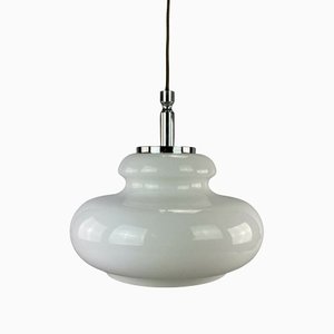 Mid-Century Space Age Pendant Lamp in Glass