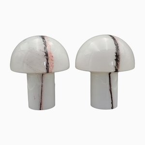 Lido Mushroom Table Lamps from Peill & Putzler, Germany, 1970s, Set of 2