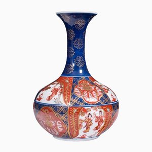 Vase à Fleurs Vintage Renouveau Imari en Céramique, Chine