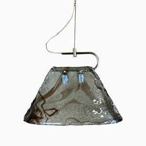 Lámpara de techo Mid-Century de cristal de Murano de Carlo Nason para Mazzega Kalmar, años 60