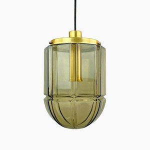 Mid-Century Space Age Ceiling Pendant Lamp in Glass from Peill & Putzler