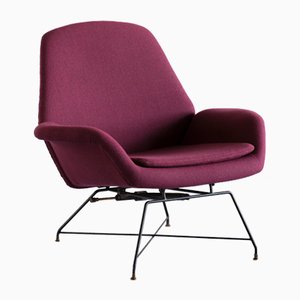 Sillón Lotus italiano ajustable de Augusto Bozzi para Saporiti Italia, años 60