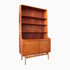 Bookshelf in Teak with Cabinets and Shelves by Johannes Sorth for Nexö