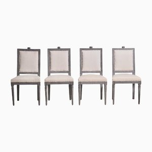 Gustavian Side Chairs, Sweden, Set of 4