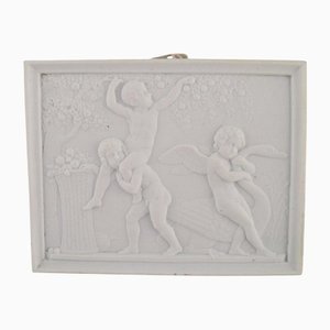 Antique Biscuit Wall Plaque from Bing and Grøndahl