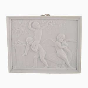 Antique Biscuit Wall Plaque from Bing and Grøndahl