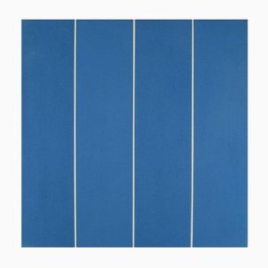 Artista desconocido, Composición abstracta, 1980, Óleo sobre lienzo
