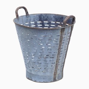 20th Century Industrial Metal Basket